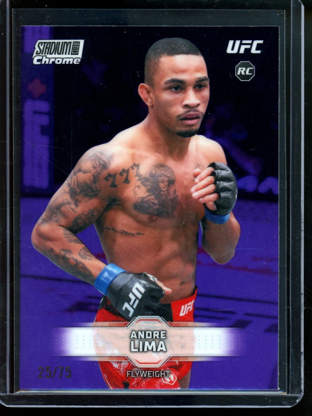 2026 Topps Stadium Club Chrome Andre Lima Purple Rookie Refractor /75