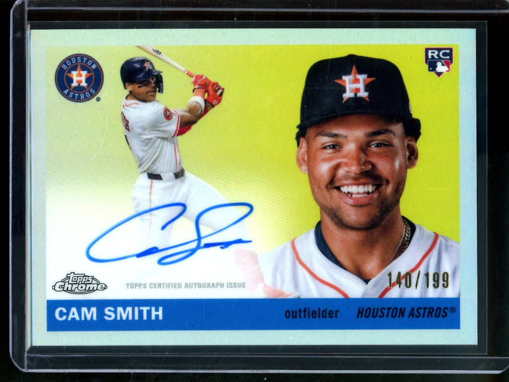2025 Topps Platinum Cam Smith Refractor Rookie Autograph Astros
