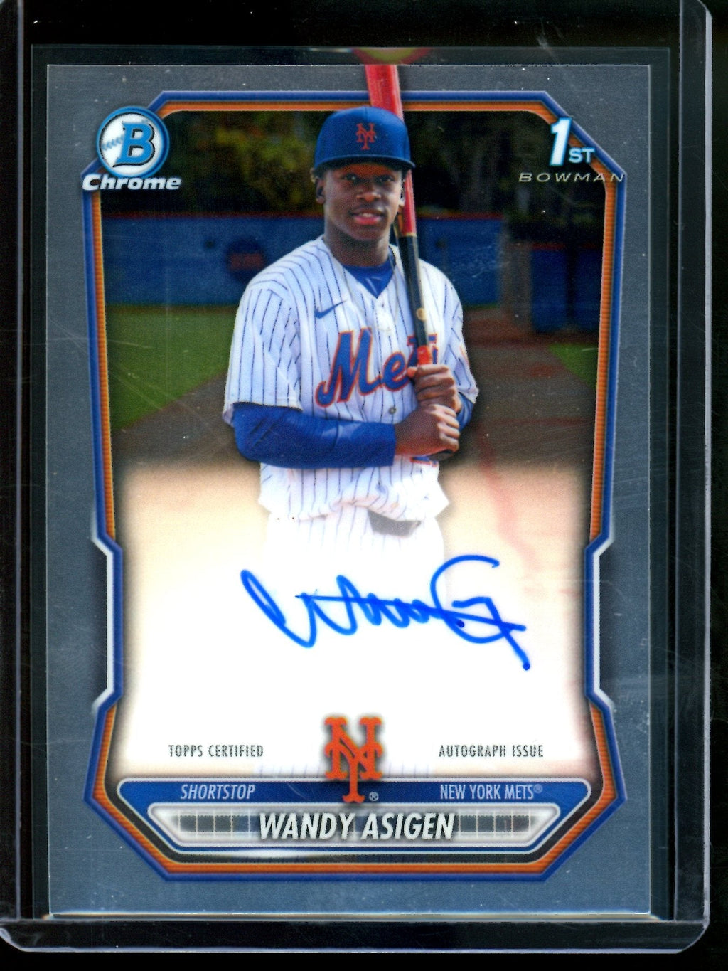 2026 Bowman Chrome Wandy Asigen 1st Autograph Mets