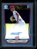 2026 Bowman Chrome Samil Serrano 1st Autograph Nationals