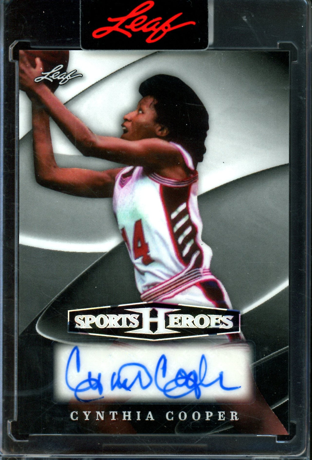 2026 leaf Sports Heroes Cynthia Cooper Encased Autograph 1/1