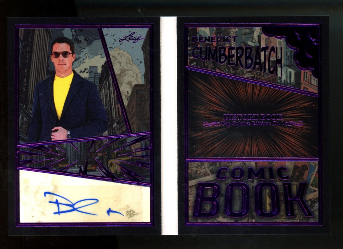 2024 Leaf History Book Benedict Cumberbatch Comic Book Booklet Autograph /10