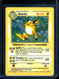 1999 Pokemon Base Set Raichu Shadowless Holo 14/102