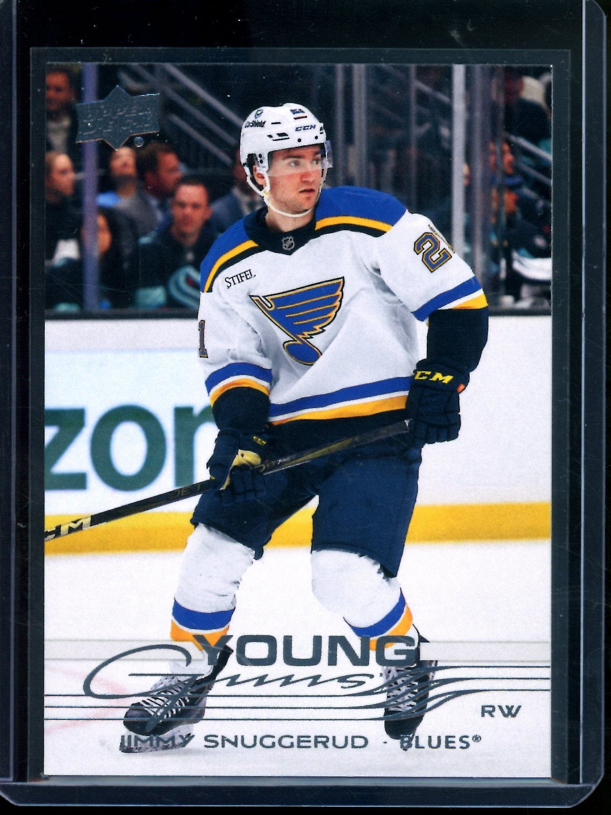 2025/26 Upper Deck Series 1 Jimmy Snuggerud Young Guns Rookie Blues