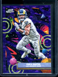 2025 Topps Chrome Cosmic Puka Nacua Purple Refractor /150 Rams