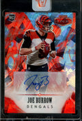 2020 Panini Honors Joe Burrow Cracked Ice Rookie Autograph Encased /4 Bengals