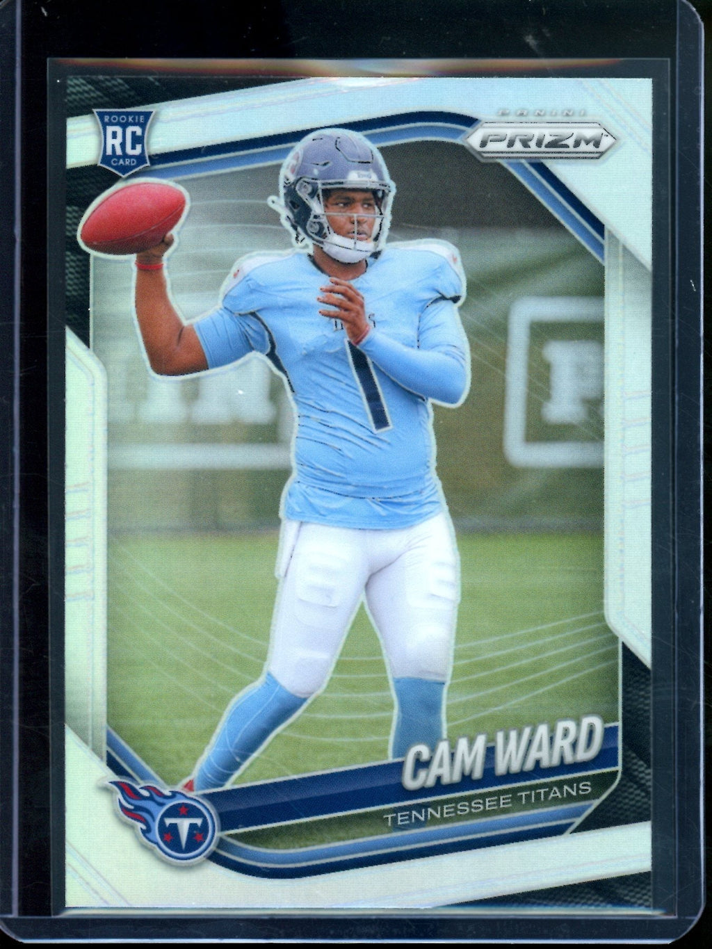 2025 Panini Prizm Cam Ward Silver Rookie RC #352 Titans