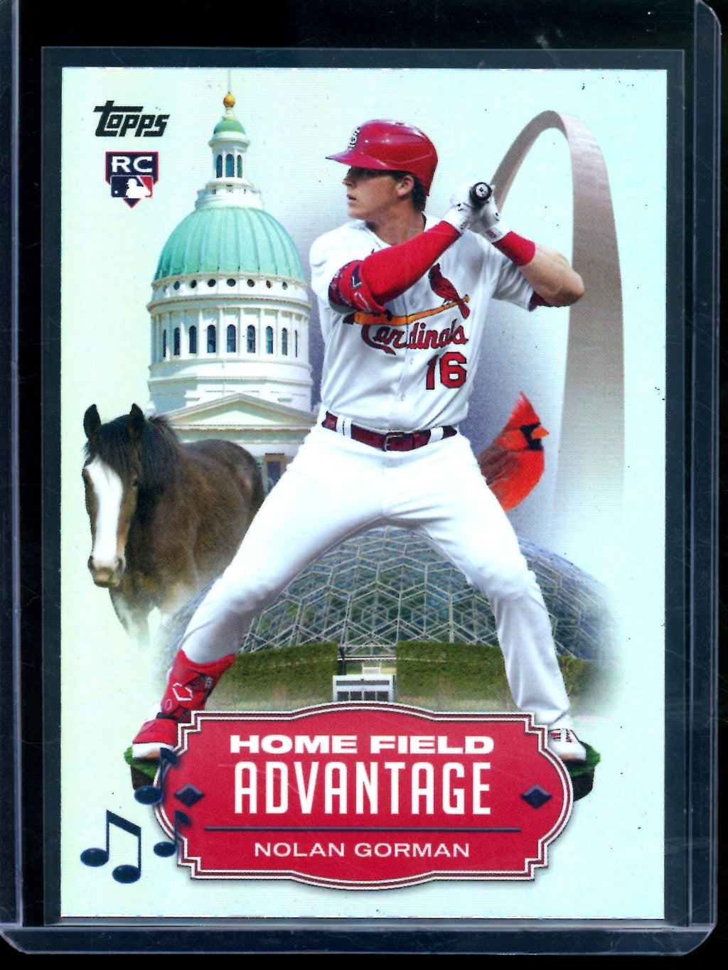2023 Topps Flagship Nolan Gorman Rookie RC Home Field Advantage SP Cardinals