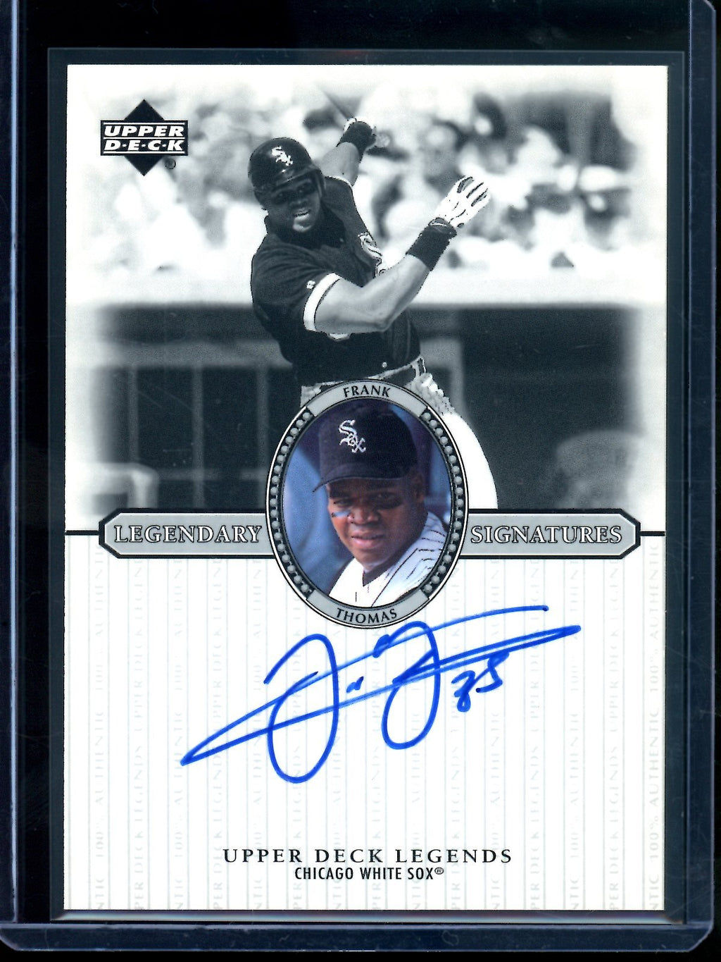2000 Upper Deck Frank Thomas Legendary Signatures White Sox