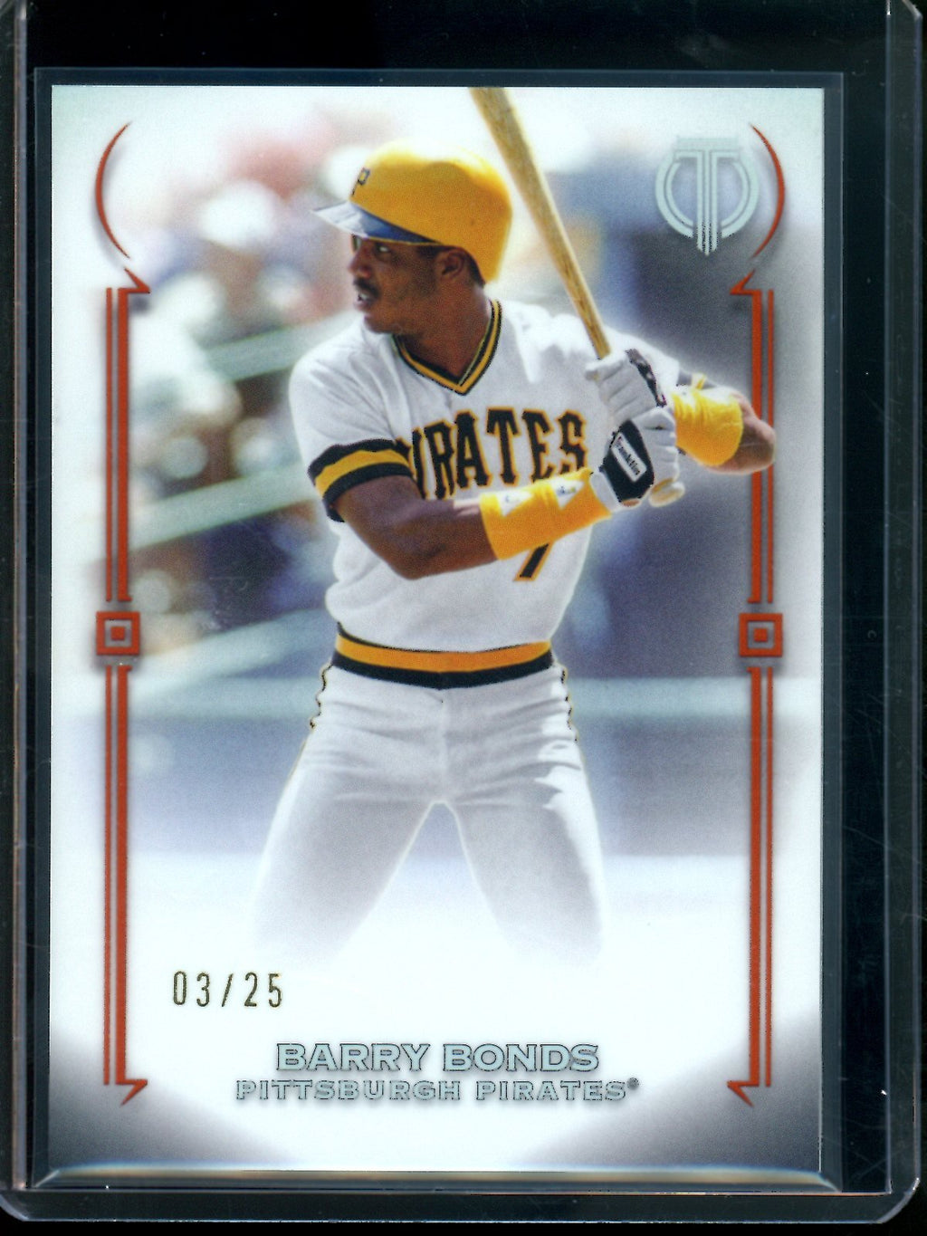 2026 Topps Tribute Barry Bonds Orange Refractor /25 Pirates