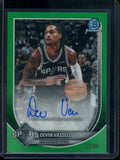 2025/26 Bowman Chrome Devin Vassell Green Refractor Autograph /99 Spurs