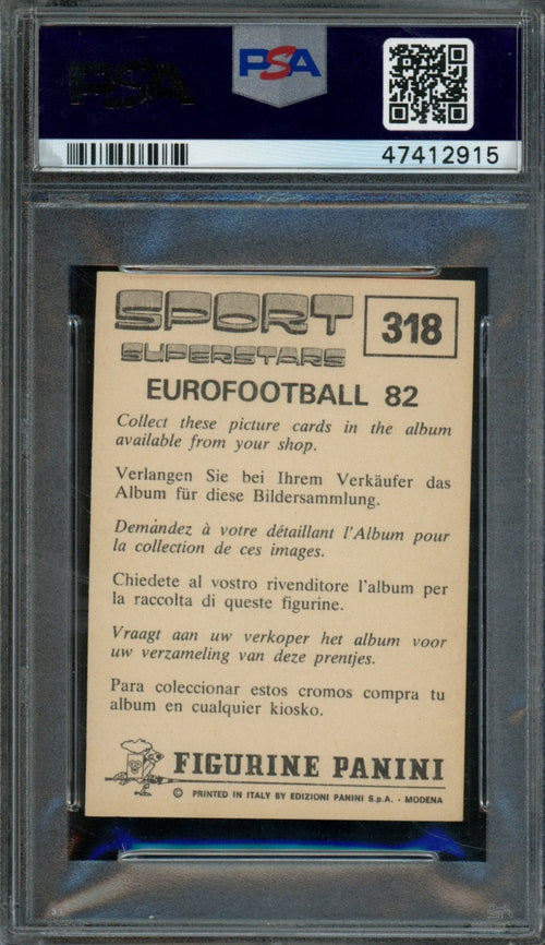 1981 Panini Sport Superstars Chris Evert #318 PSA 8