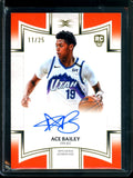 2025/26 Topps Definitive Ace Bailey Rookie Orange Definitive Signs Autograph /25 Jazz