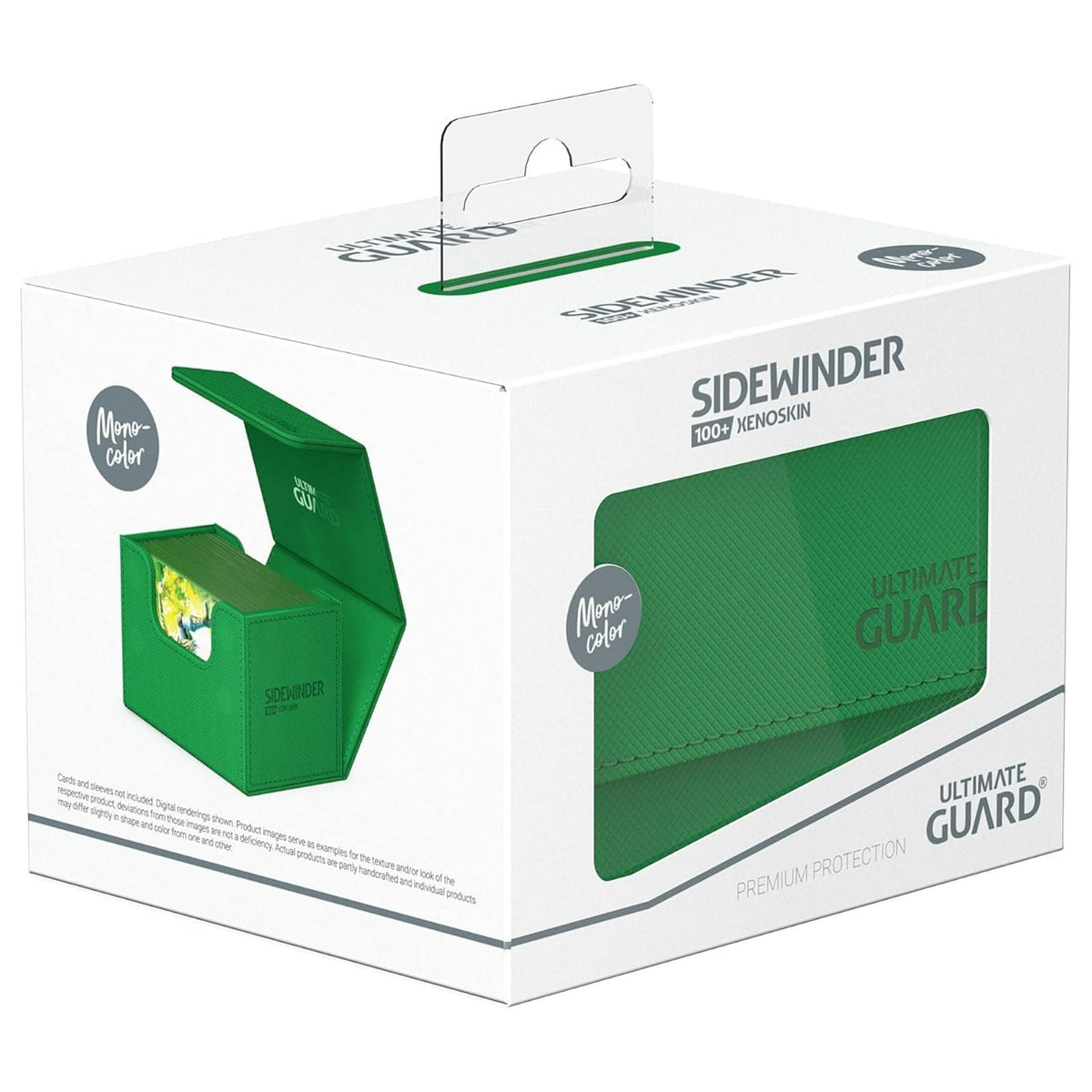 Ultimate Guard Standard Sidewinder 100+ Green Deck Case