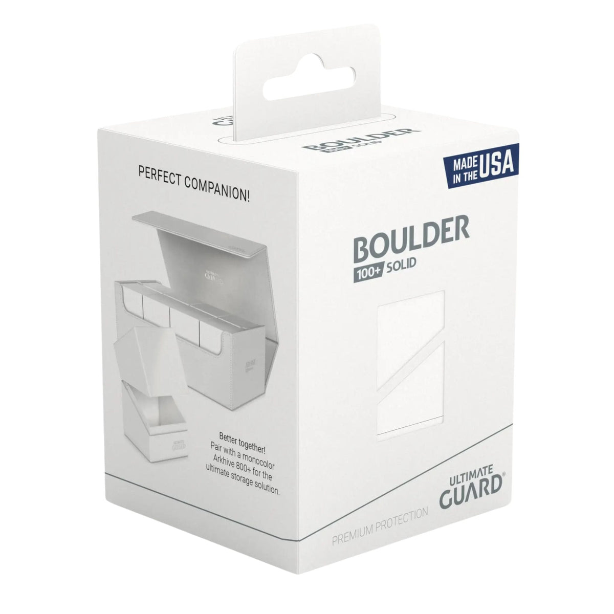 Ultimate Guard Standard Boulder 100+ White Deck Case