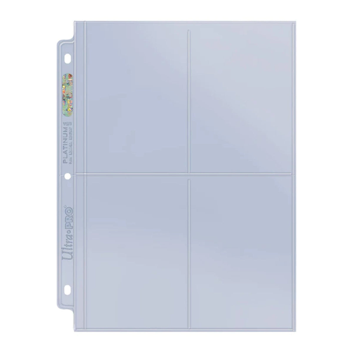 Ultra Pro Platinum Series 4-Pocket Page 100ct Box