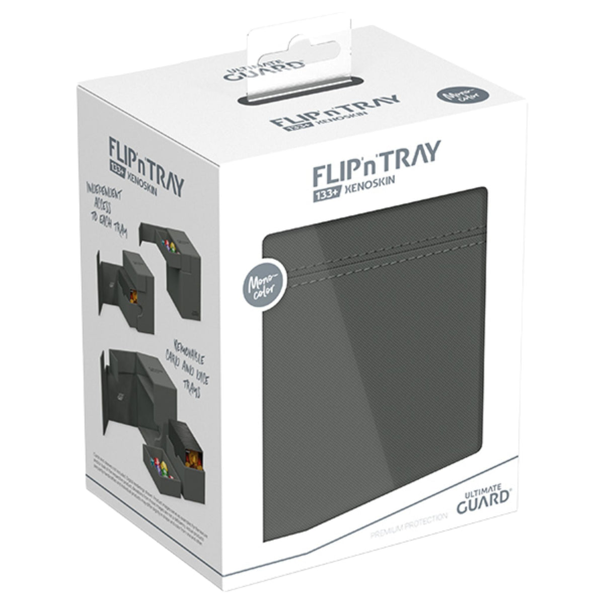 Ultimate Guard 133+ Grey Flip n Tray