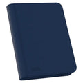 Ultimate Guard Standard Xenoskin 8 Pocket Dark Blue Zipfolio Card Binder