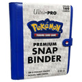 Ultra Pro 4 Pocket Pokemon Premium Snap Blue Card Binder