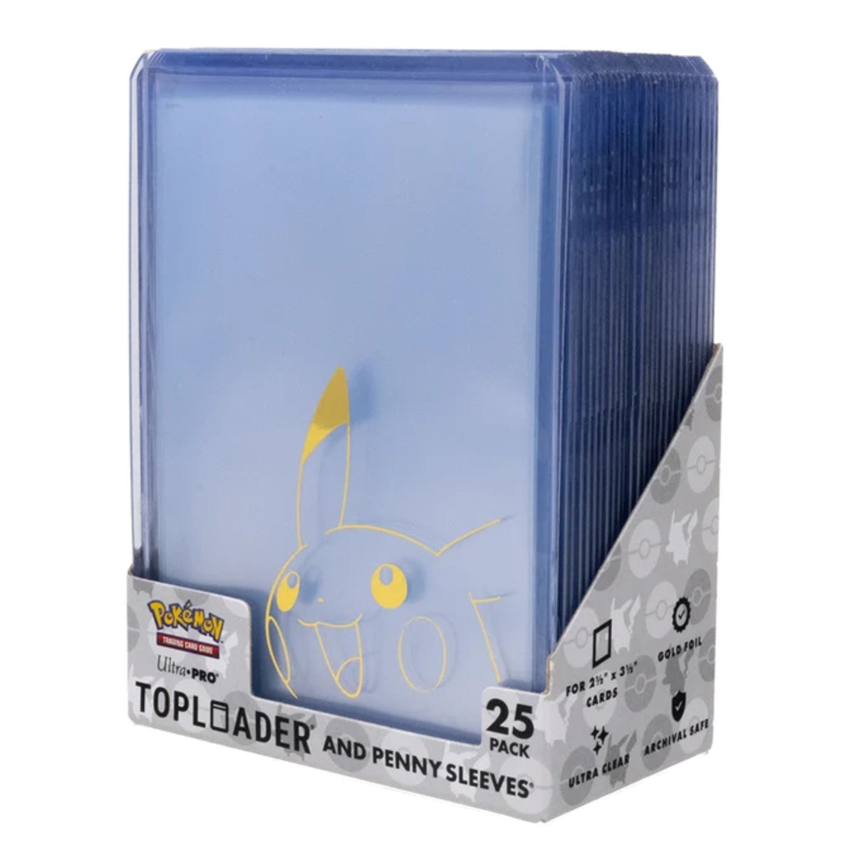 Ultra Pro Pokemon Pikachu Top Loader and Sleeves  Combo Pack