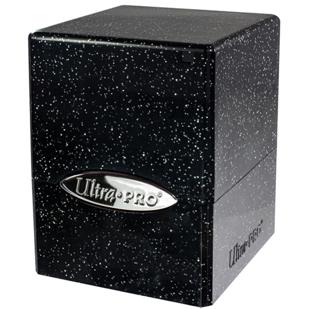 Ultra Pro Standard 100+ Satin Black Glitter Cube Deck Box