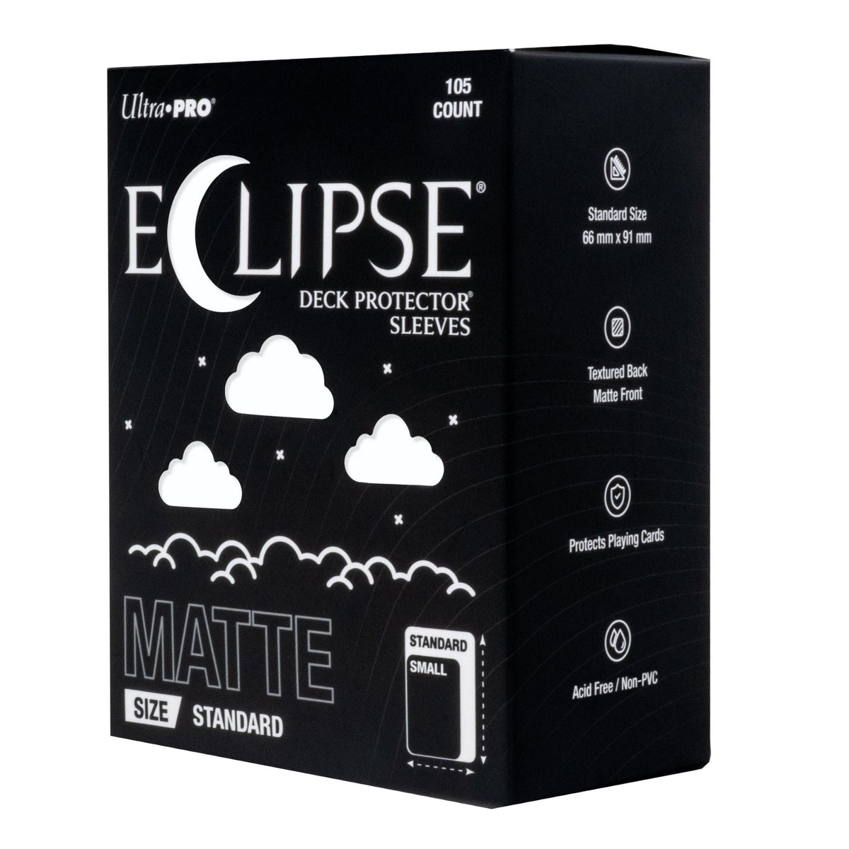 Ultra Pro Standard Eclipse Matte Arctic White Deck Protector Card Sleeves
