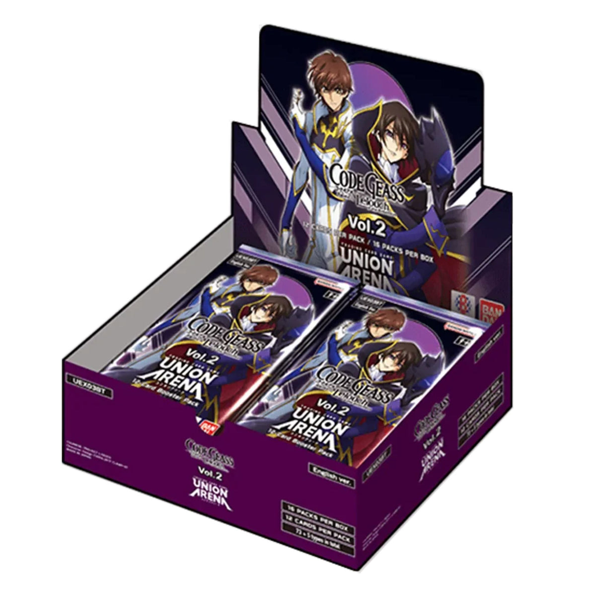 Union Arena Code Geass Lelouch of the Rebellion Vol.2 Booster Box