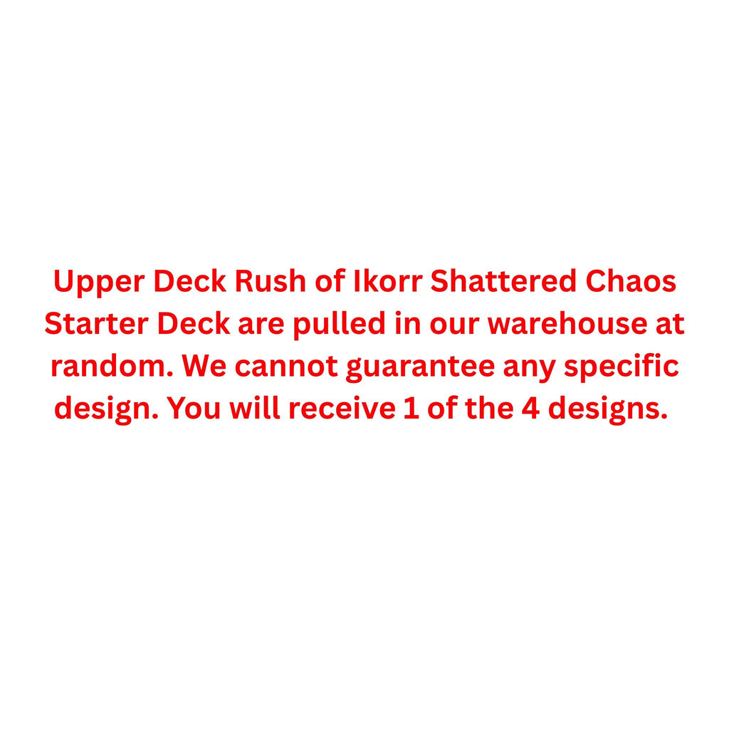 Upper Deck Rush of Ikorr Shattered Chaos Starter Deck
