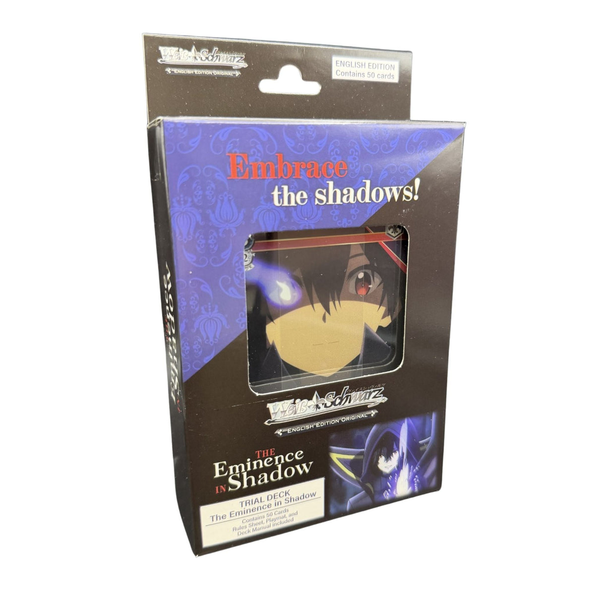Weiss Schwarz The Eminence in Shadow Trial Deck