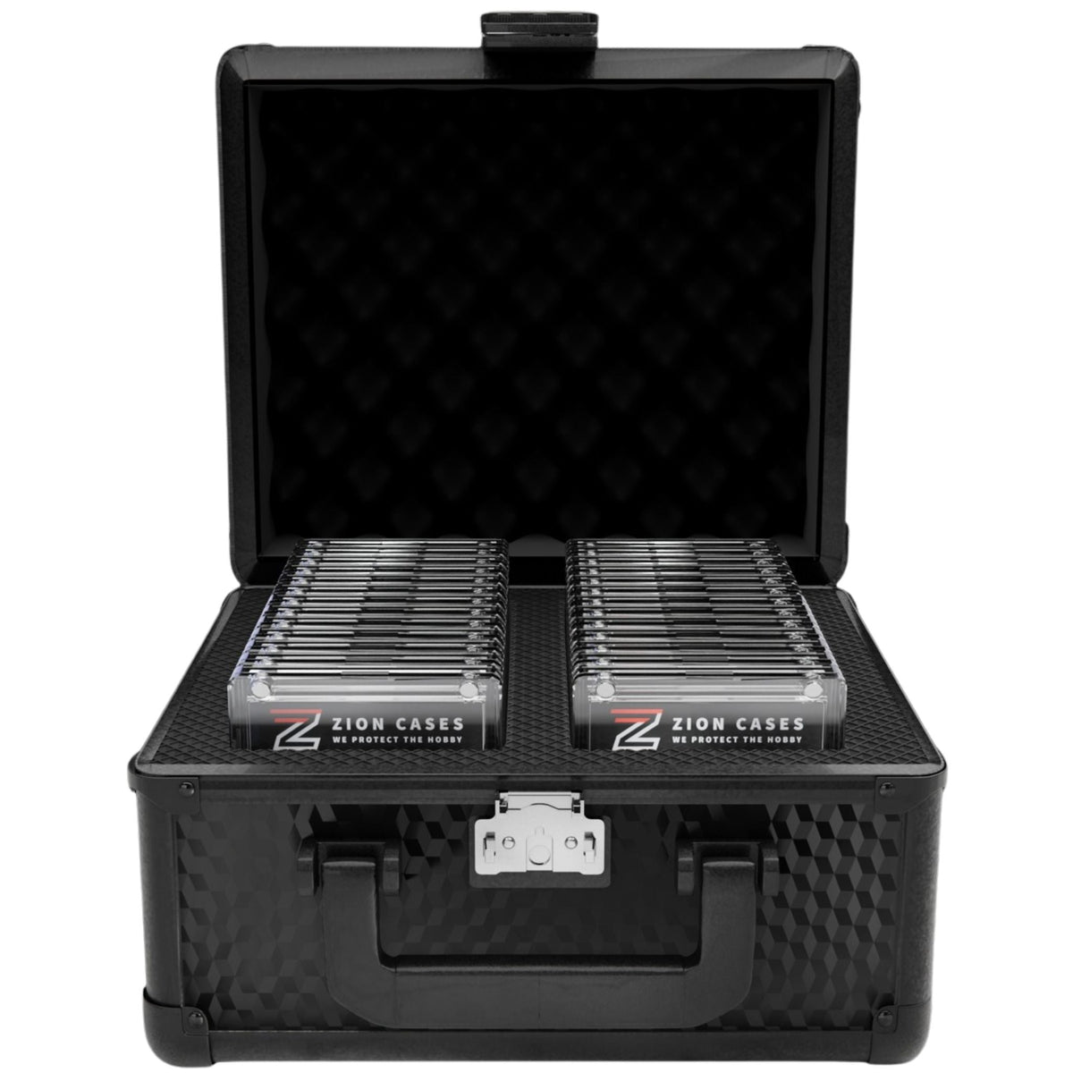 Zion Cubed Black Texture Slab Case 2 Row