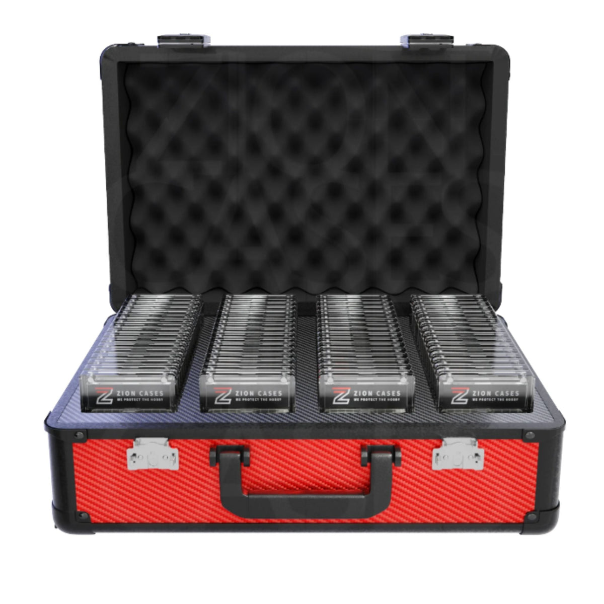 Zion Carbon Fiber Red Slab Case XL