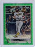 2022 Topps Chrome Fernando Tatis Jr. Green /99 Padres