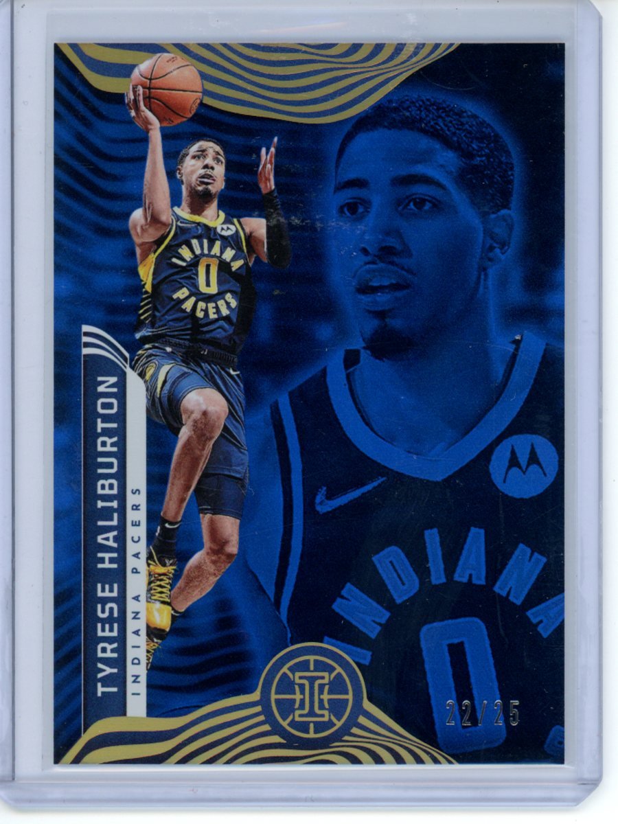 2021/22 Panini Illusions Tyrese Haliburton Blue /25
