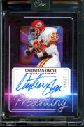 2022 Panini One Christian Okoye Presenting Auto /25 Chiefs