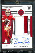 2022 Panini National Treasures Brock Purdy Rookie True RPA /99 49ers